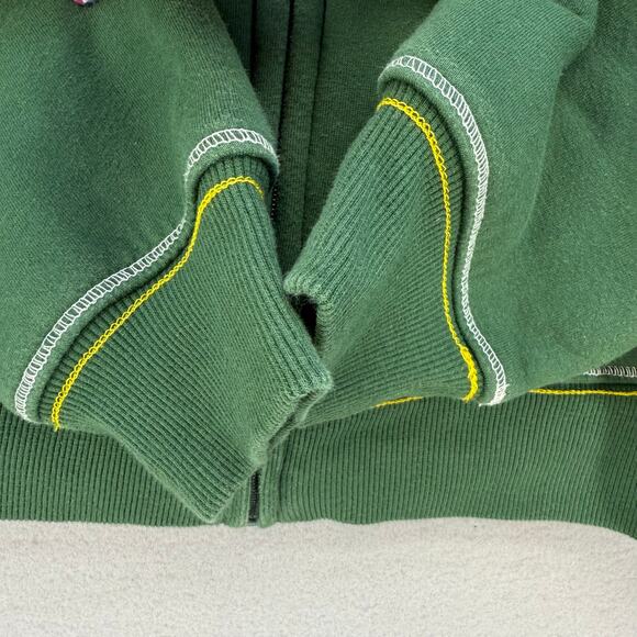 NFL Team Apparel Green Bay Packers Women's M Full Zip Hoodie Fleece Lined GIII - Picture 4 of 11